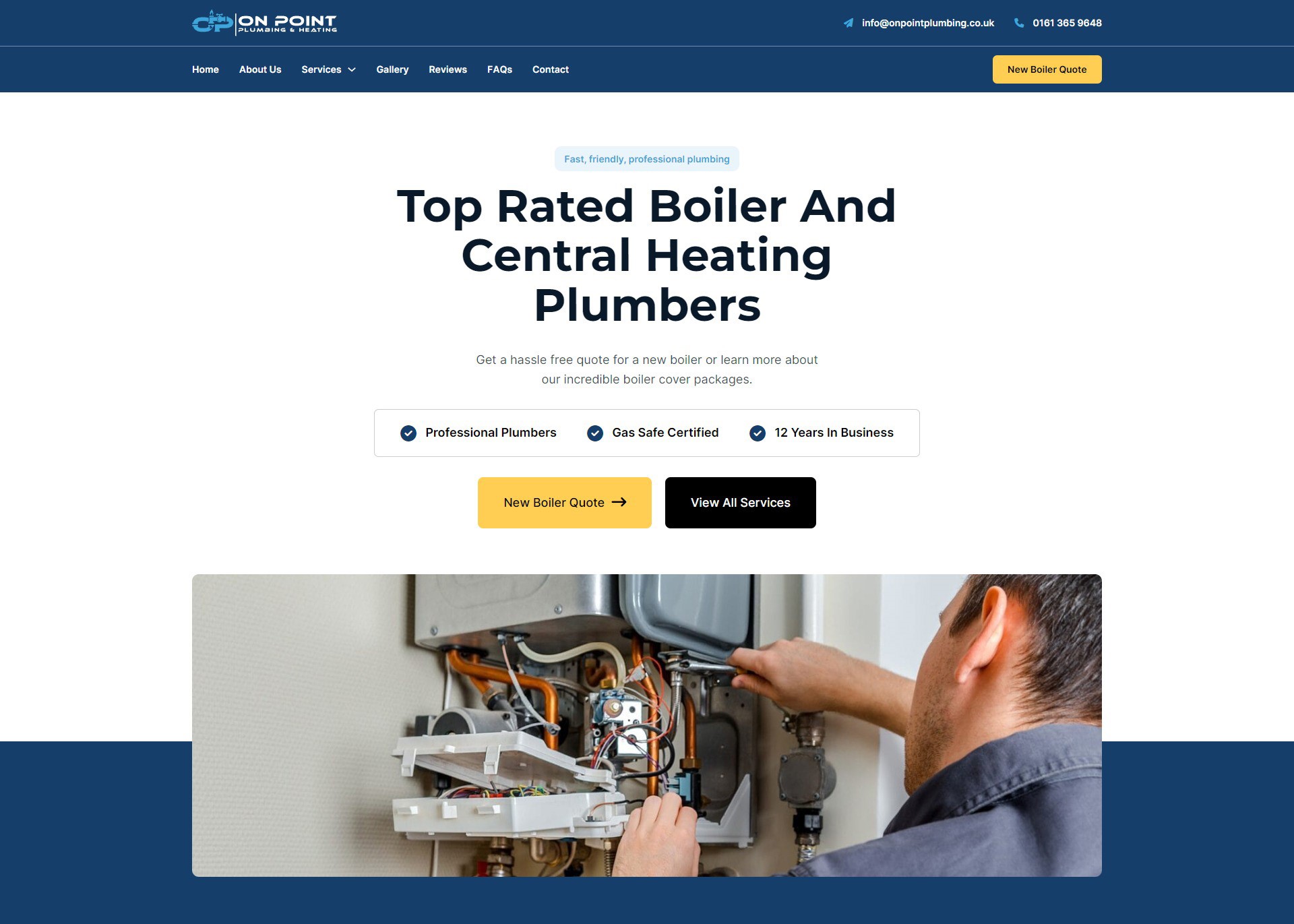 Sitesup Contact Plumber 2 Website